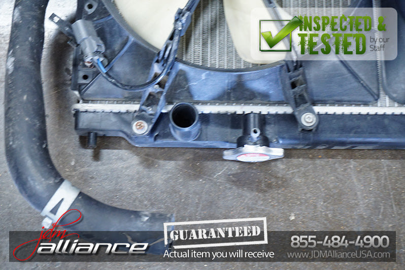 94-01 Acura Integra OEM Radiator With Fans DC2 DC4 DB7 DB8 LS RS GSR Type R