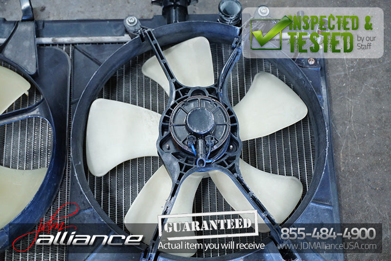JDM 94-01 Acura Integra OEM Radiator With Fans DC2 DC4 DB7 DB8 LS RS GSR Type R
