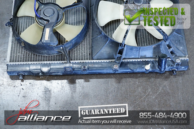 JDM 94-01 Acura Integra OEM Radiator With Fans DC2 DC4 DB7 DB8 LS RS GSR Type R