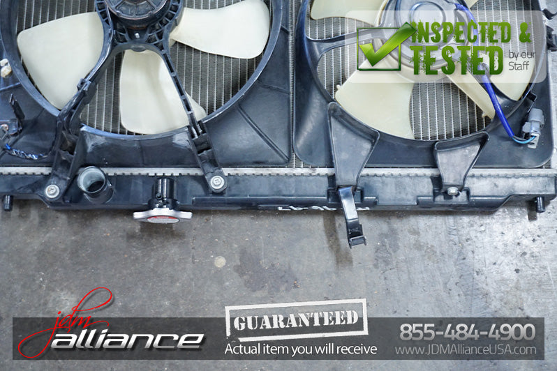 JDM 94-01 Acura Integra OEM Radiator With Fans DC2 DC4 DB7 DB8 LS RS GSR Type R