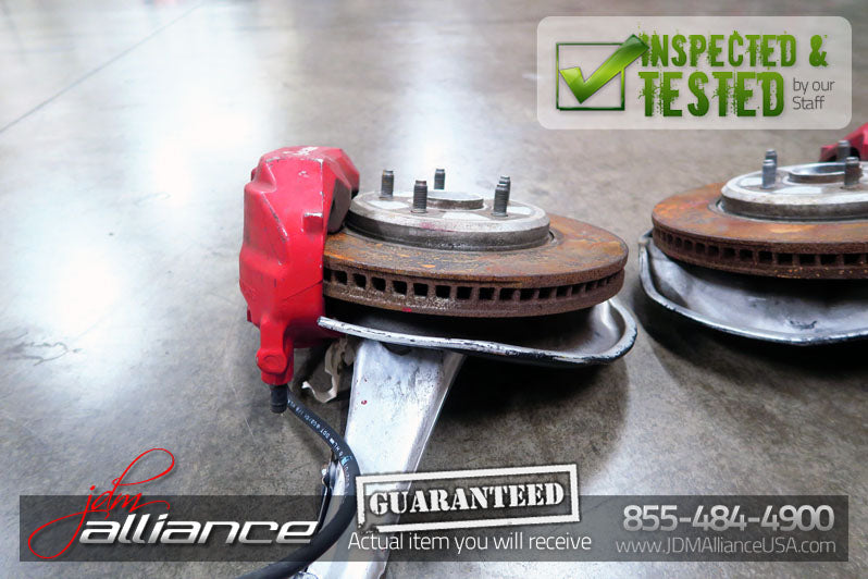 JDM 01-06 Toyota Celsior Lexus LS430 Brembo 4 Pot Front Brakes Calipers 2 Pot Rear Brakes - JDM Alliance LLC