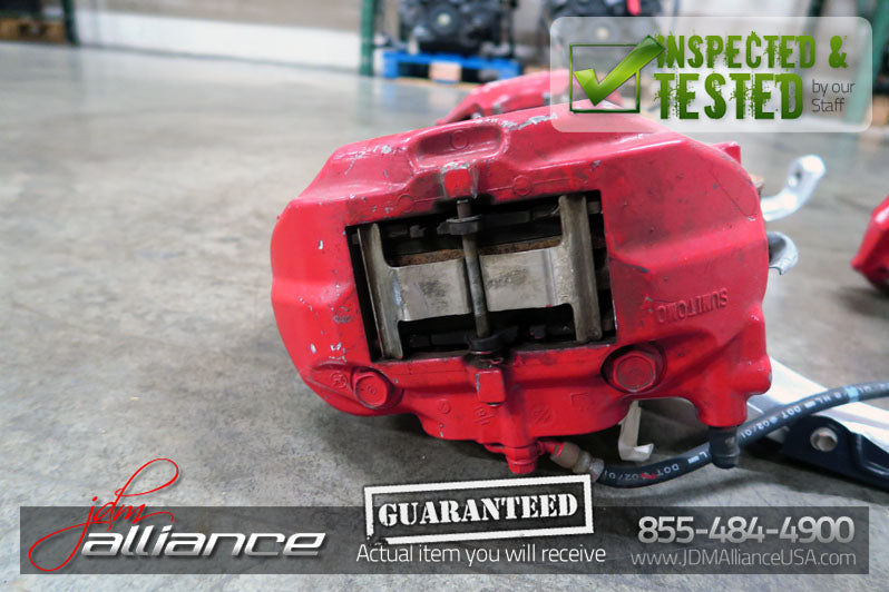 JDM 01-06 Toyota Celsior Lexus LS430 Brembo 4 Pot Front Brakes Calipers 2 Pot Rear Brakes - JDM Alliance LLC