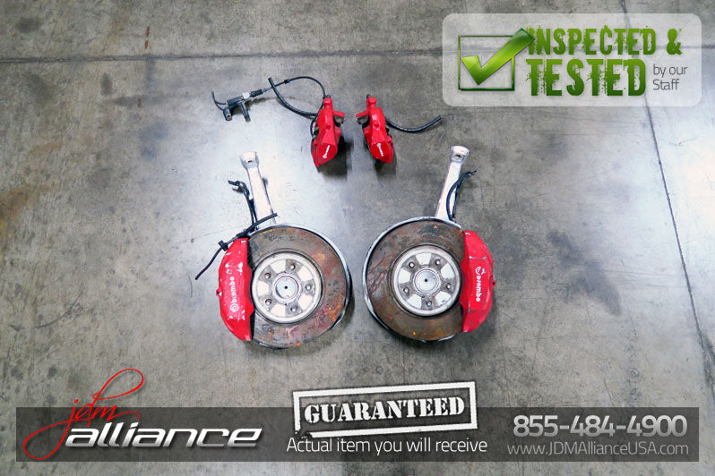 JDM 01-06 Toyota Celsior Lexus LS430 Brembo 4 Pot Front Brakes Calipers 2 Pot Rear Brakes - JDM Alliance LLC