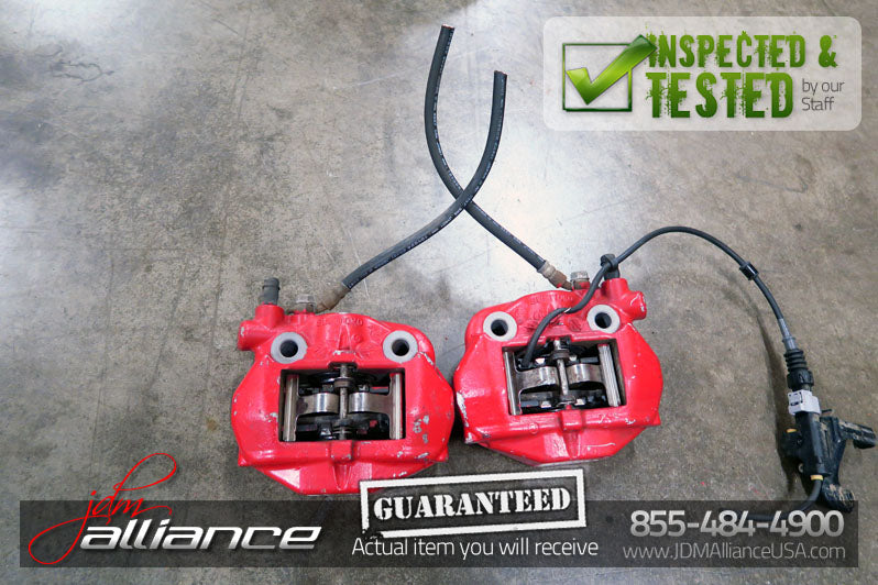 JDM 01-06 Toyota Celsior Lexus LS430 Brembo 4 Pot Front Brakes Calipers 2 Pot Rear Brakes - JDM Alliance LLC