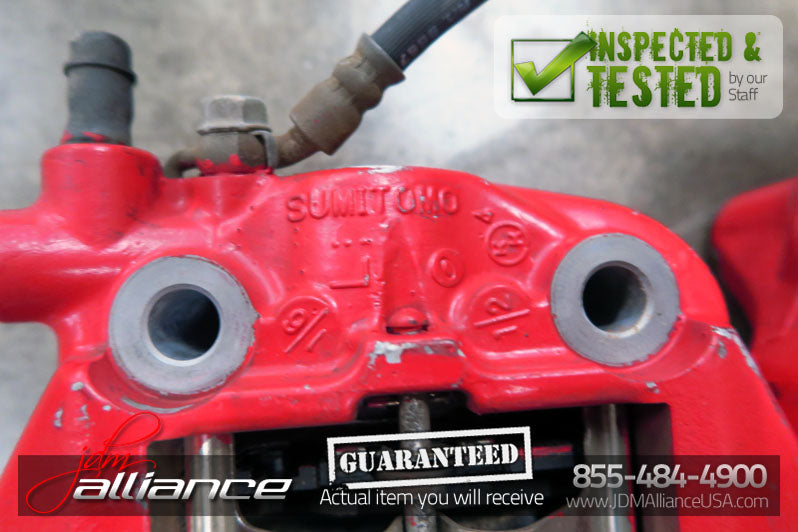 JDM 01-06 Toyota Celsior Lexus LS430 Brembo 4 Pot Front Brakes Calipers 2 Pot Rear Brakes - JDM Alliance LLC