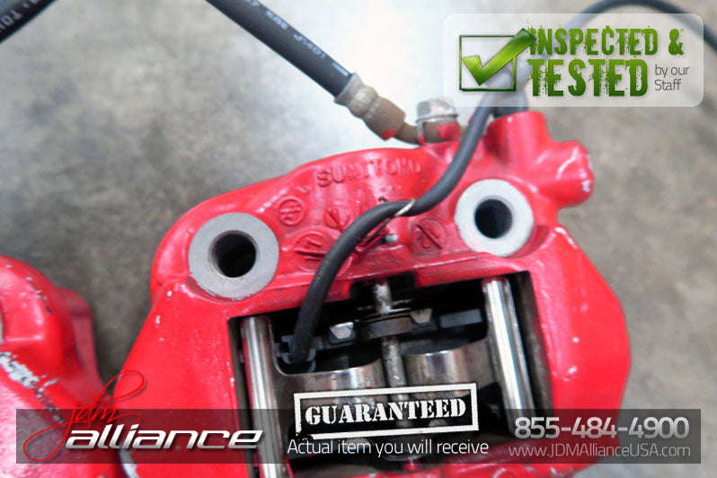 JDM 01-06 Toyota Celsior Lexus LS430 Brembo 4 Pot Front Brakes Calipers 2 Pot Rear Brakes - JDM Alliance LLC