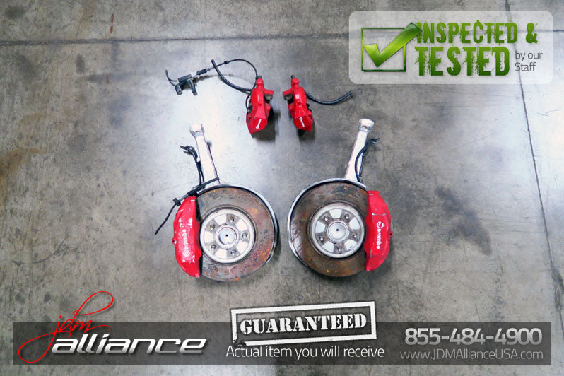 JDM 01-06 Toyota Celsior Lexus LS430 Brembo 4 Pot Front Brakes Calipers 2 Pot Rear Brakes - JDM Alliance LLC