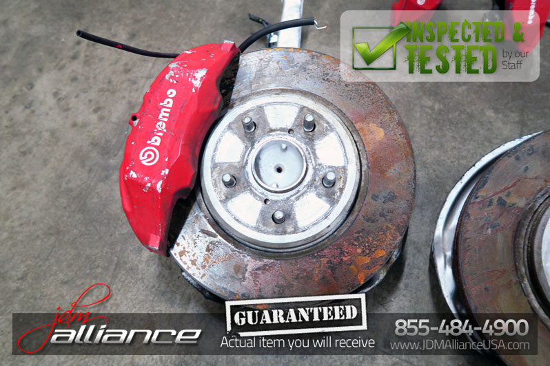 JDM 01-06 Toyota Celsior Lexus LS430 Brembo 4 Pot Front Brakes Calipers 2 Pot Rear Brakes - JDM Alliance LLC