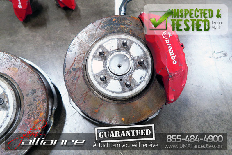 JDM 01-06 Toyota Celsior Lexus LS430 Brembo 4 Pot Front Brakes Calipers 2 Pot Rear Brakes - JDM Alliance LLC