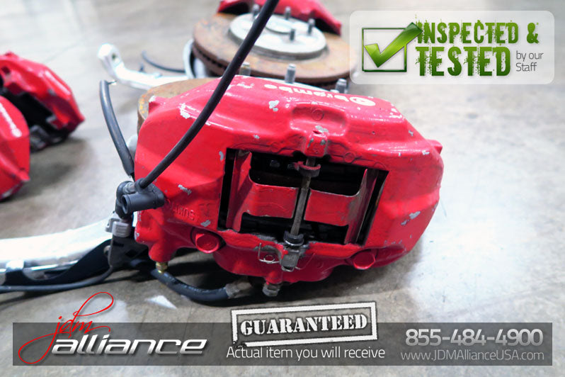 JDM 01-06 Toyota Celsior Lexus LS430 Brembo 4 Pot Front Brakes Calipers 2 Pot Rear Brakes - JDM Alliance LLC