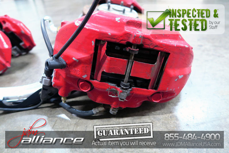 JDM 01-06 Toyota Celsior Lexus LS430 Brembo 4 Pot Front Brakes Calipers 2 Pot Rear Brakes - JDM Alliance LLC