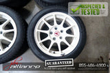 JDM 98-01 Honda Acura Integra Type R DC2 DB8 5x114.3 16 White Wheels Set - JDM Alliance LLC