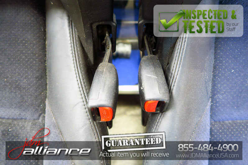 JDM Toyota Altezza SXE10 Front Seats Suede Leather Side Airbag Lexus IS300 - JDM Alliance LLC