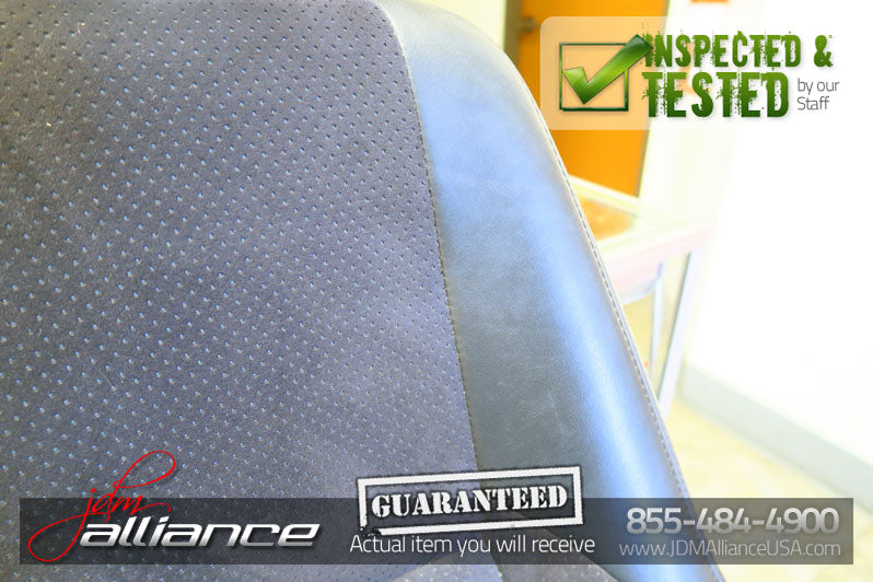 JDM Toyota Altezza SXE10 Front Seats Suede Leather Side Airbag Lexus IS300 - JDM Alliance LLC