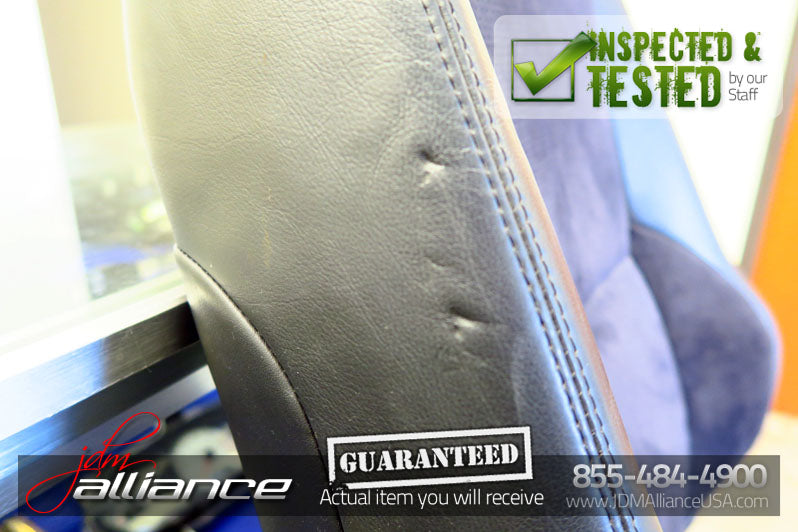 JDM Toyota Altezza SXE10 Front Seats Suede Leather Side Airbag Lexus IS300 - JDM Alliance LLC