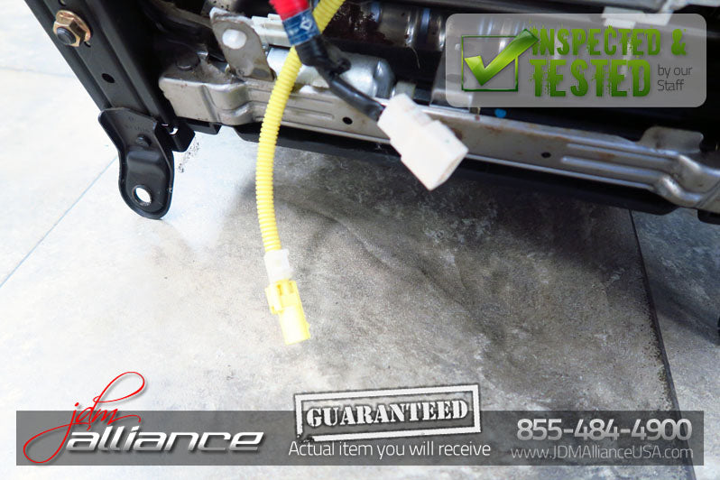 JDM Toyota Altezza SXE10 Front Seats Suede Leather Side Airbag Lexus IS300 - JDM Alliance LLC