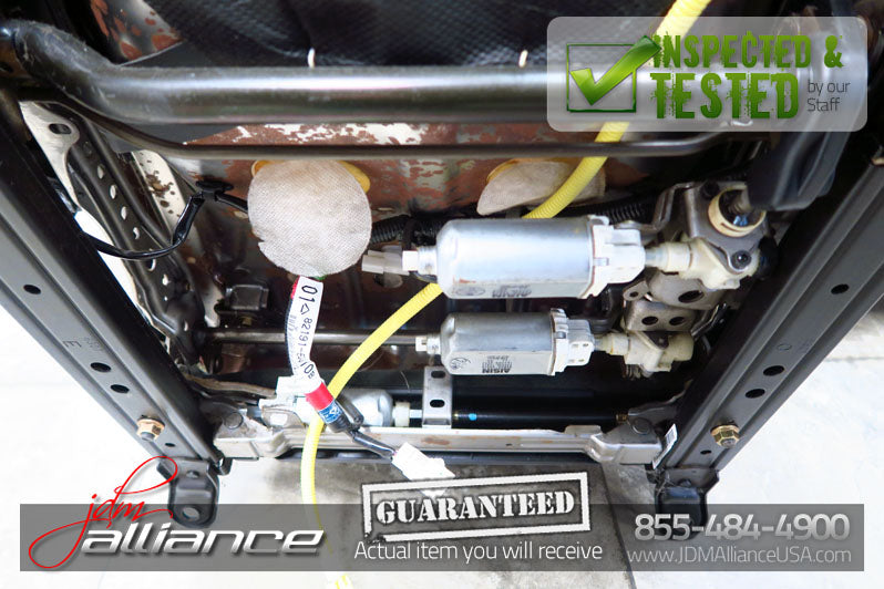 JDM Toyota Altezza SXE10 Front Seats Suede Leather Side Airbag Lexus IS300 - JDM Alliance LLC