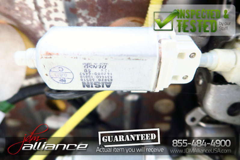 JDM Toyota Altezza SXE10 Front Seats Suede Leather Side Airbag Lexus IS300 - JDM Alliance LLC