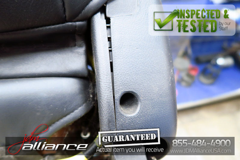 JDM Toyota Altezza SXE10 Front Seats Suede Leather Side Airbag Lexus IS300 - JDM Alliance LLC