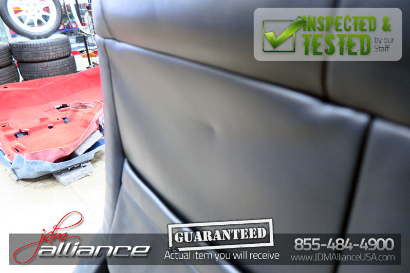 JDM Toyota Altezza SXE10 Front Seats Suede Leather Side Airbag Lexus IS300 - JDM Alliance LLC