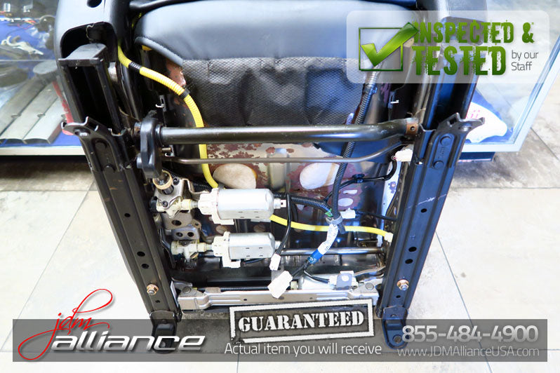 JDM Toyota Altezza SXE10 Front Seats Suede Leather Side Airbag Lexus IS300 - JDM Alliance LLC