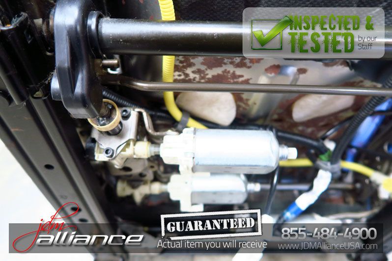 JDM Toyota Altezza SXE10 Front Seats Suede Leather Side Airbag Lexus IS300 - JDM Alliance LLC