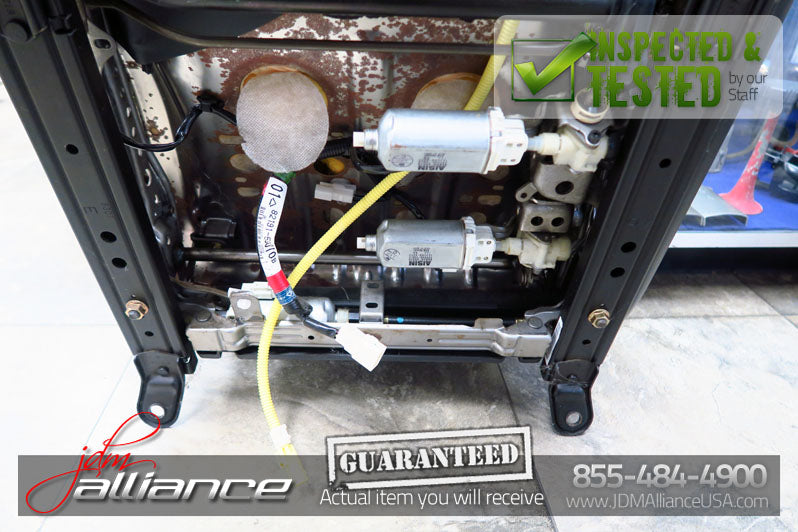 JDM Toyota Altezza SXE10 Front Seats Suede Leather Side Airbag Lexus IS300 - JDM Alliance LLC