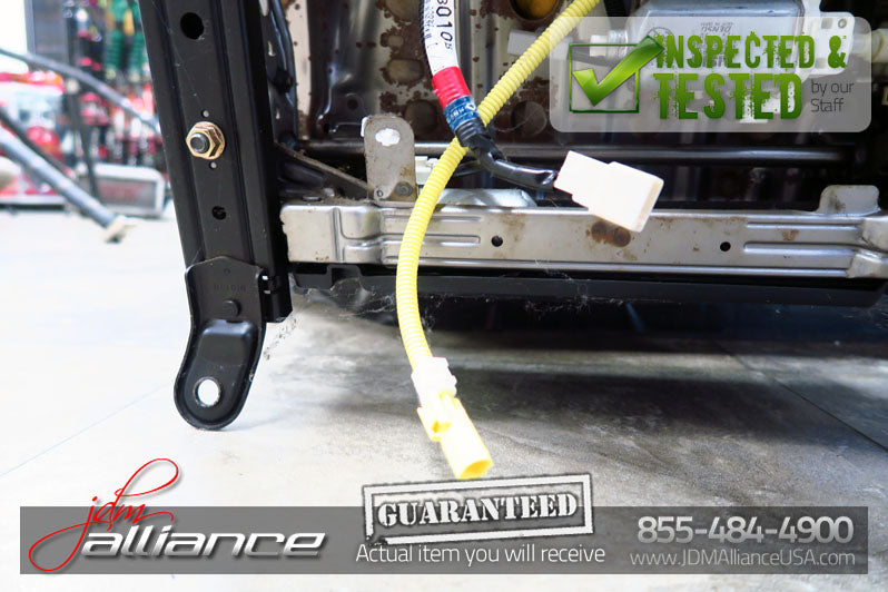 JDM Toyota Altezza SXE10 Front Seats Suede Leather Side Airbag Lexus IS300 - JDM Alliance LLC