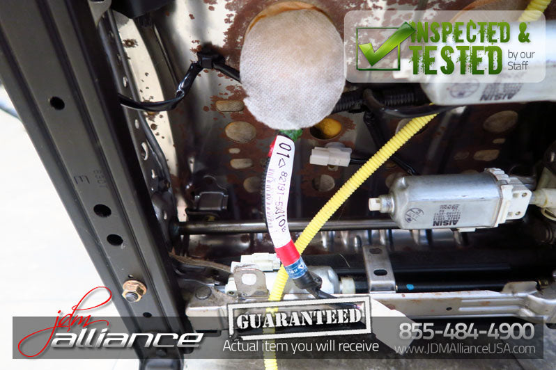 JDM Toyota Altezza SXE10 Front Seats Suede Leather Side Airbag Lexus IS300 - JDM Alliance LLC