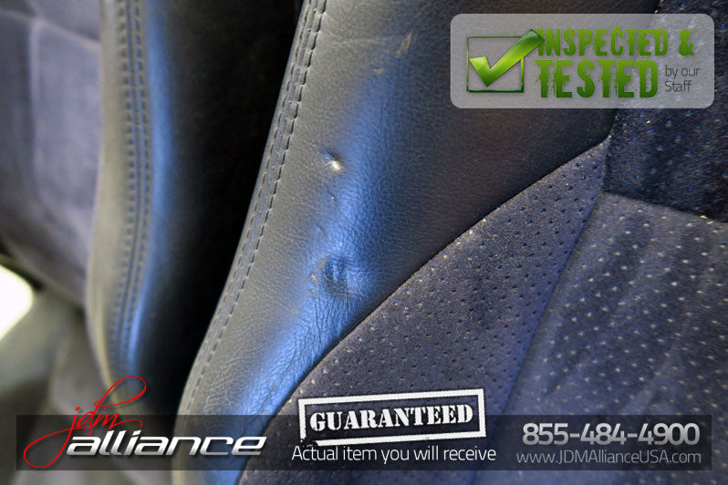 JDM Toyota Altezza SXE10 Front Seats Suede Leather Side Airbag Lexus IS300 - JDM Alliance LLC