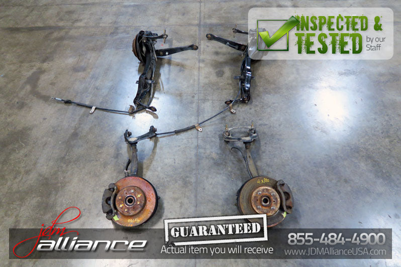 JDM Honda Civic Front Rear Disk Brake Conversion 4x100 Hub Spindle Calipers SiR - JDM Alliance LLC