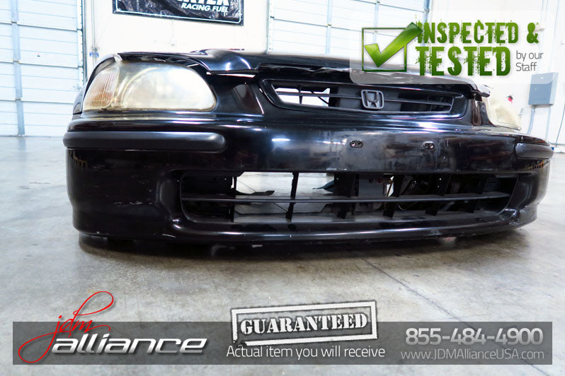 JDM 96-98 Honda Civic EK4 SiR Front Nose Cut Bumper Headlights Fender EK9 - JDM Alliance LLC