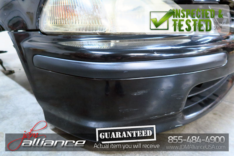 JDM 96-98 Honda Civic EK4 SiR Front Nose Cut Bumper Headlights Fender EK9 - JDM Alliance LLC