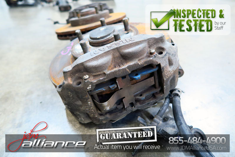 JDM Nissan Silvia S15 Front Brakes Calipers Rotors 5Lug Hub Disk - JDM Alliance LLC