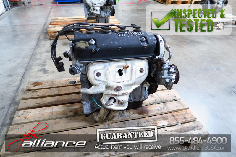 JDM 88-91 Honda Civic ZC 1.6L SOHC obd0 Engine D16A Motor - JDM Alliance LLC