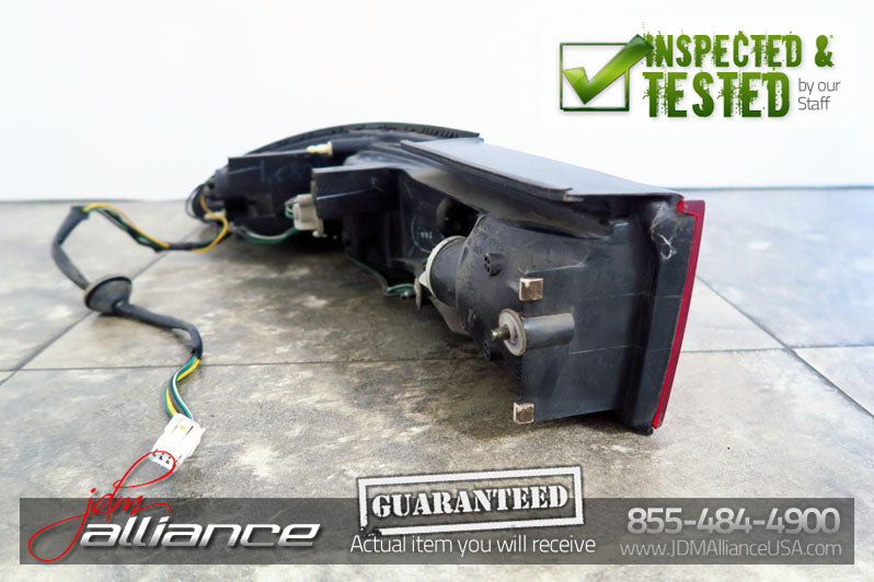 JDM 91-99 Mitsubishi 3000GT GTO VR4 OEM Rear Tail Lights Lamps & Center Garnish - JDM Alliance LLC