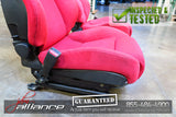 JDM 02-05 Honda Civic Type R EP3 OEM Red Recaro Seats K20A - JDM Alliance LLC