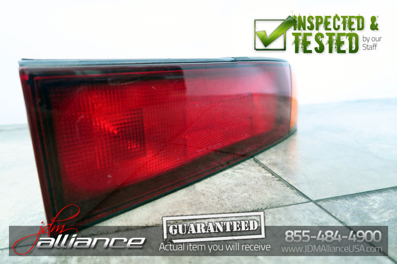 JDM 91-99 Mitsubishi 3000GT GTO VR4 OEM Rear Tail Lights Lamps & Center Garnish - JDM Alliance LLC
