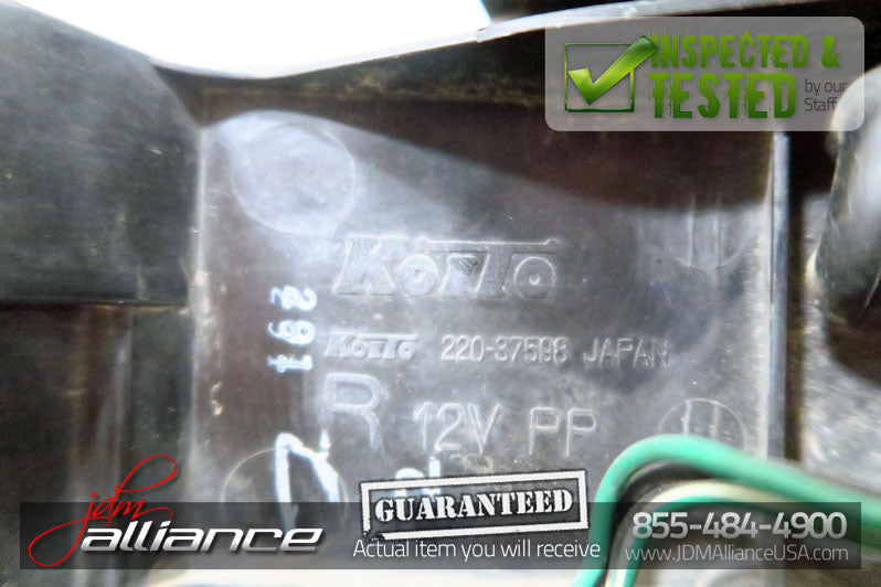 JDM 91-99 Mitsubishi 3000GT GTO VR4 OEM Rear Tail Lights Lamps & Center Garnish - JDM Alliance LLC