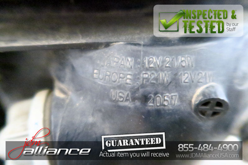 JDM 91-99 Mitsubishi 3000GT GTO VR4 OEM Rear Tail Lights Lamps & Center Garnish - JDM Alliance LLC