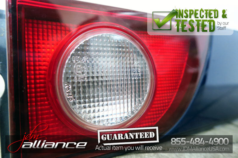 JDM 91-99 Mitsubishi 3000GT GTO VR4 OEM Rear Tail Lights Lamps & Center Garnish - JDM Alliance LLC