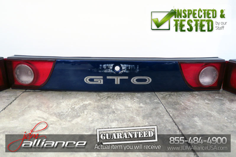 JDM 91-99 Mitsubishi 3000GT GTO VR4 OEM Rear Tail Lights Lamps & Center Garnish - JDM Alliance LLC