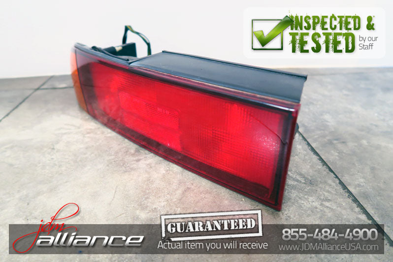 JDM 91-99 Mitsubishi 3000GT GTO VR4 OEM Rear Tail Lights Lamps & Center Garnish - JDM Alliance LLC