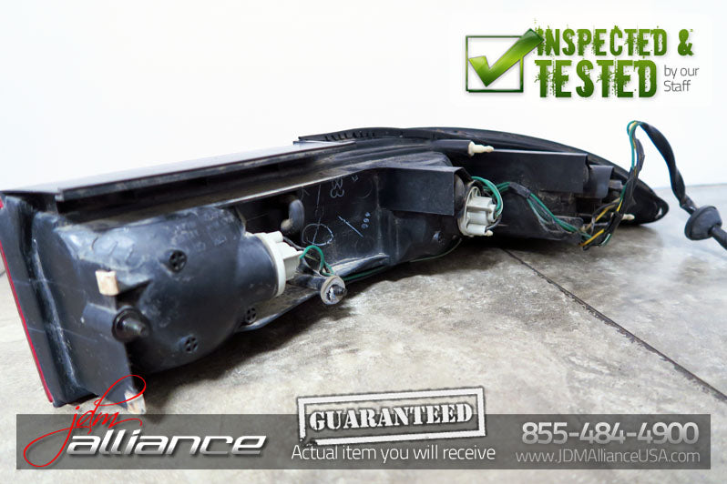 JDM 91-99 Mitsubishi 3000GT GTO VR4 OEM Rear Tail Lights Lamps & Center Garnish - JDM Alliance LLC