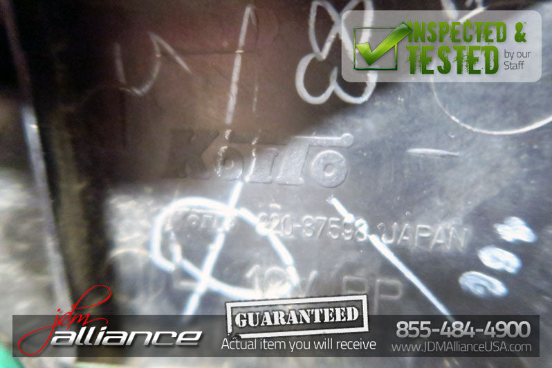 JDM 91-99 Mitsubishi 3000GT GTO VR4 OEM Rear Tail Lights Lamps & Center Garnish - JDM Alliance LLC