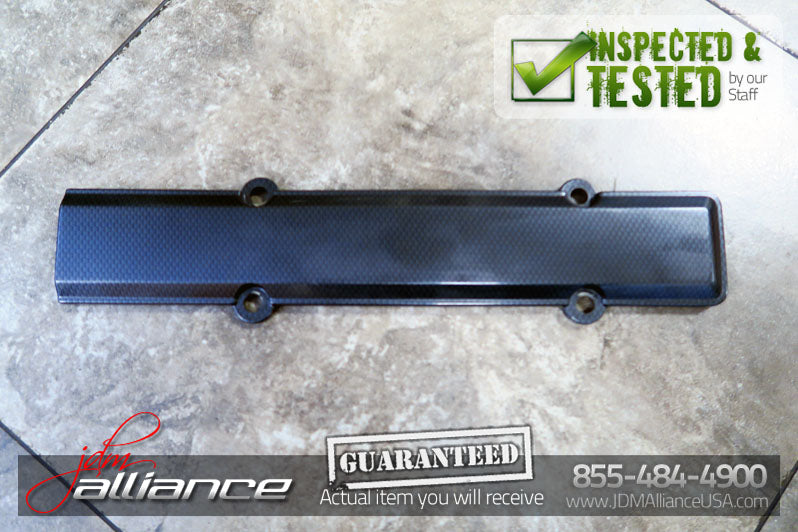 JDM Honda B18C B16B B Series OEM CARBON FIBER Spark Plug Cover Insert - JDM Alliance LLC