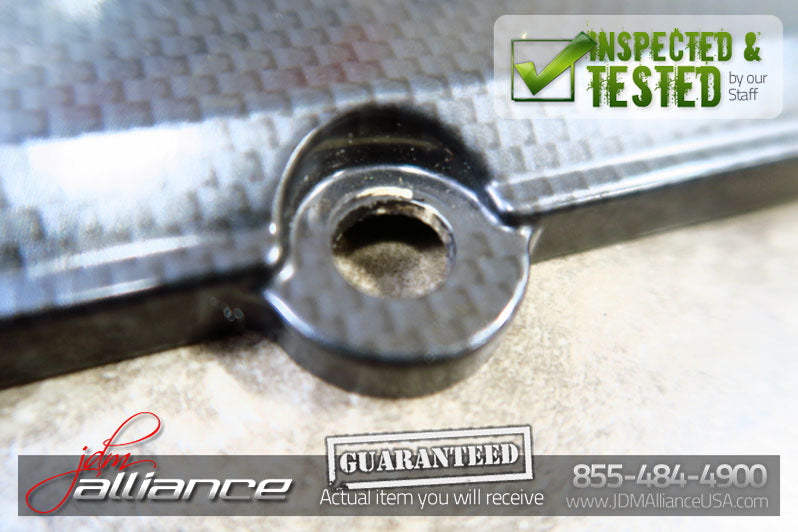 JDM Honda B18C B16B B Series OEM CARBON FIBER Spark Plug Cover Insert - JDM Alliance LLC