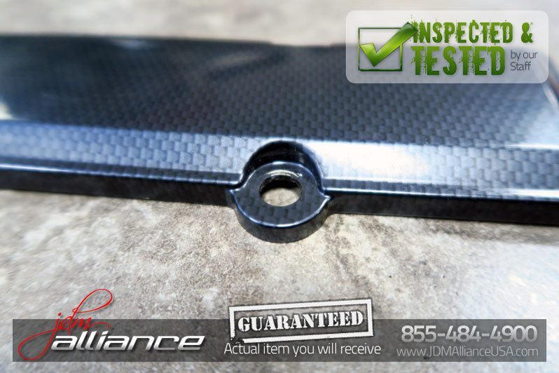 JDM Honda B18C B16B B Series OEM CARBON FIBER Spark Plug Cover Insert - JDM Alliance LLC