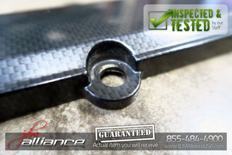 JDM Honda B18C B16B B Series OEM CARBON FIBER Spark Plug Cover Insert - JDM Alliance LLC