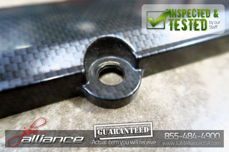 JDM Honda B18C B16B B Series OEM CARBON FIBER Spark Plug Cover Insert - JDM Alliance LLC